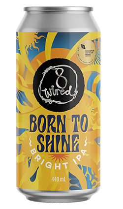 8 Wired Born to Shine IPA 440ml Can