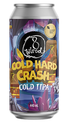 8 Wired Cold Hard Crash Cold IIPA 440ml