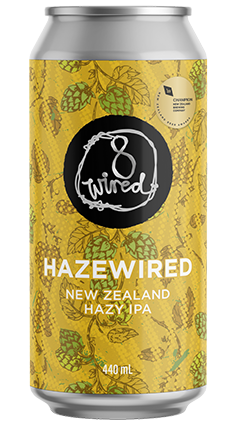 8 Wired Hazewired Hazy NZIPA 400ml