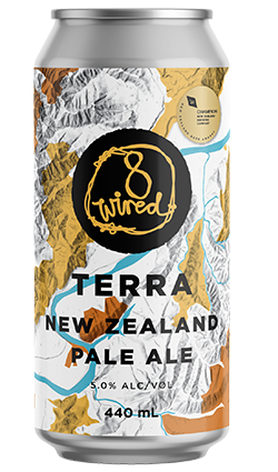 8 Wired Terra NZ Pale Ale 440ml