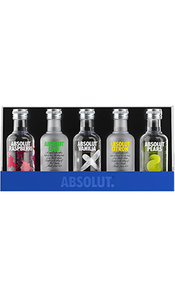 Absolut Vodka miniature 5 pack