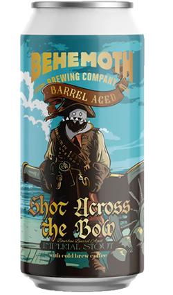 Behemoth Shot Across the Bow Imperial Stout with Cold Brew Coffee 440ml