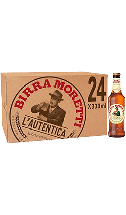 Birra Moretti L'Autentica 4.6% 24pk 330ml (due around March)