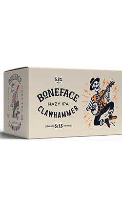 Boneface Clawhammer Hazy IPA 330ml 6pk Can