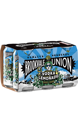 Brookvale Union Vodka Lemonade 330ml 6pk Can