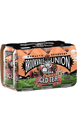 Brookvale Union Vodka Peach Iced Tea 330ml 6pk