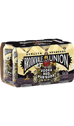 Brookvale Union Vodka Red Pub Soda 330ml 6pk