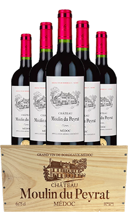 CH Moulin du Peyrat SIX PACK Medoc Bordeaux 2021