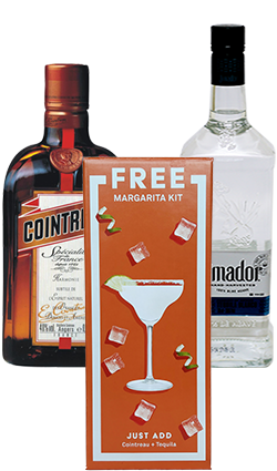 Cointreau Liqueur 700ml x1 + El Jimador Blanco 700ml x1 + Margarita Kit