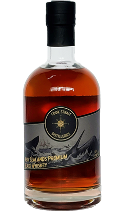 Cook Strait NZ 40% Black Whiskey 700ml