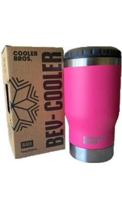 Cooler Bros. Bev Cooler - Fluro Pink