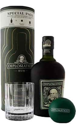 Diplomatico 700ml + Ice Ball Mold + Glass