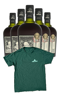 Diplomatico Reserva Exclusiva 700ml x6 Plus T-Shirt