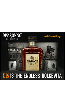 Disaronno Originale + 2 Glasses 700ml