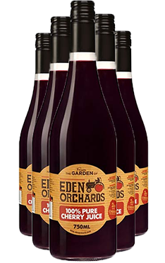 Eden Orchards Pure Cherry Juice SIX PACK 750ml