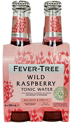 Fever Tree Wild Raspberry Tonic 200ml 4pk