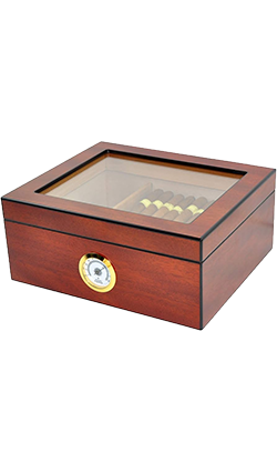 Handmade Cigar Humidor Cherry Wood 25-50 Cigars