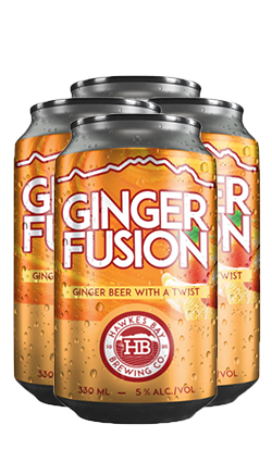 Hawkes Bay Ginger Fusion 330ml 4pk CANS