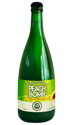 Hawkes Bay Peach Bomb 620ml SINGLE  BOTTLES