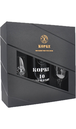 Kopke 10YO Tawny Port 750ml Giftset with Glasses