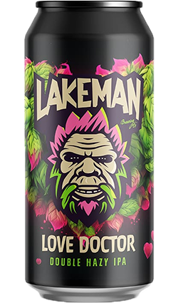 Lakeman Love Doctor Double Hazy IPA 440ml