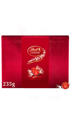 Lindt Lindor Milk Gift Box 235g (BB 31/03/25)