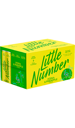 Little Number Vodka Pineapple 250ml 12pk Cans