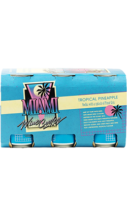 Miami Wine Cooler Tropical Pineapple 5% 330ml 6pk