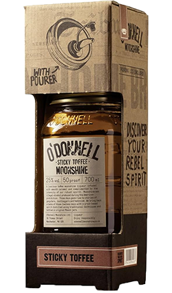 O'Donnell Sticky Toffee Moonshine With Pouring Lid 700ml