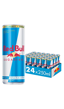 Red Bull Can 250ml SUGAR FREE 24pk