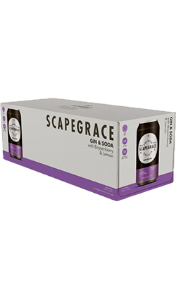 Scapegrace Boysenberry & Lemon 330ml 10pk Can