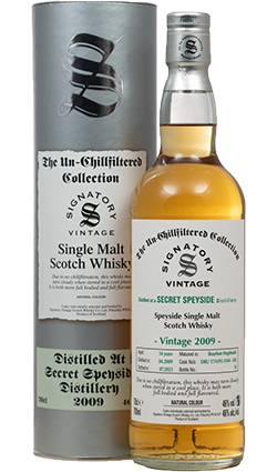 Secret Speyside 'Signatory' 2009 / 14YO 46% 700ml