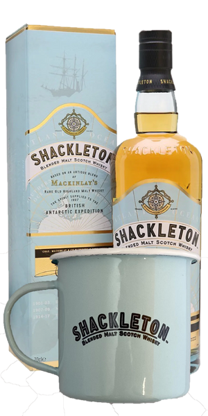 Shackleton Blended Scotch Whisky 700ml  + Enamel Mug