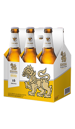 Singha Thai Beer 330ml SIX PACK