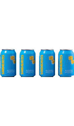 Smithereens Alc Lemonade 4.5% 330ml 4pk