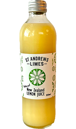 St Andrews Lemon Juice NZ Natural 350ml