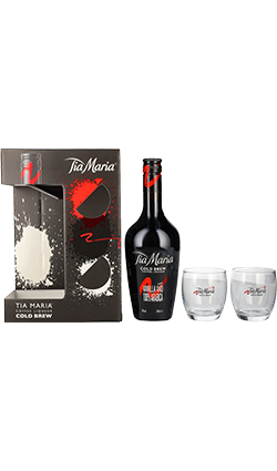 Tia Maria 700ml + 2 Glasses