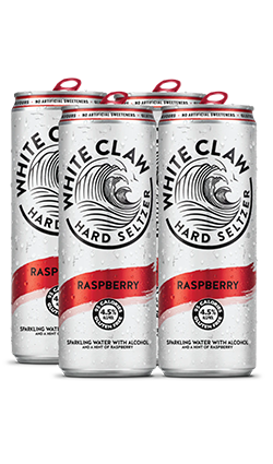 White Claw Raspberry 355ml 4PK BB 22/12/24