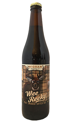 DAMAGED Wigram Wee Reeky Peated Smoke Scotch Ale 500ml BB 01/25