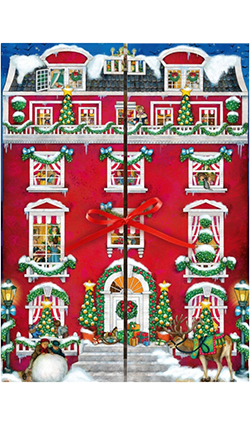 Windel Christmas Townhouse Chocolate Advent Calander 75gm