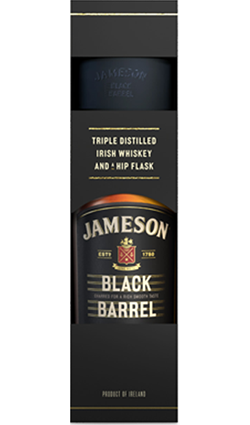 Jameson Black 700ml + Hip Flask – Whisky and More