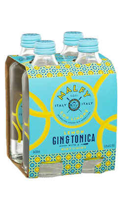 Malfy Con Limone Gin n Tonic 300ml 4pk