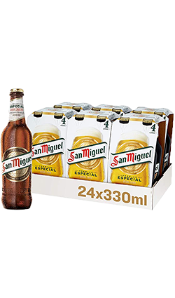 San Miguel Pilsner Especial BOTTLES 24 PACK 330ml