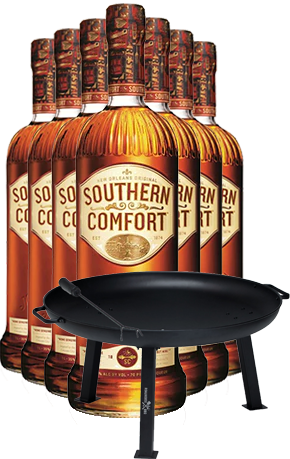 Southern Comfort 1000ml x 12 with Roadhouse Fire Pit